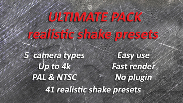 Ultimate Pack - Realistic Shake Presets 