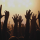 Footage of a Crowd Partying at a Rock Concert - VideoHive Item for Sale