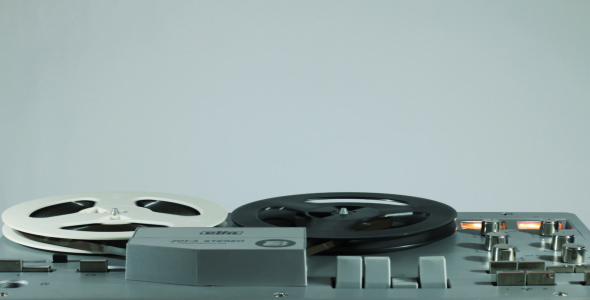 Playback And Rewind Reel To Reel Tape 14