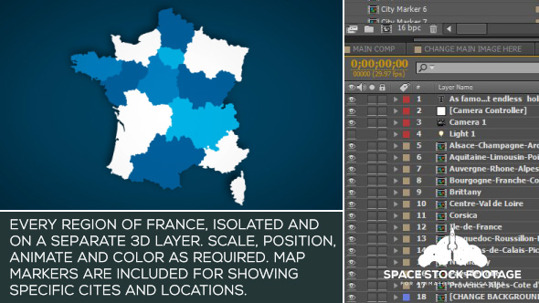 France Map Kit