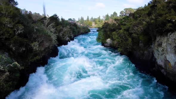Huka Falls In Taupo, New Zealand