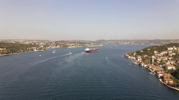 City View Istanbul Bosphorus Drone