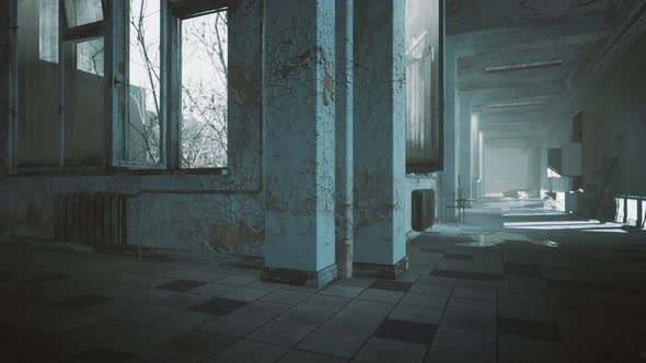 Interior of the Abandoned Soviet Building