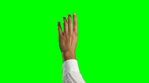 Hand of a person touching digital screen 4k