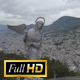 Aerial shots of Madonna statue, El Panecillo in Quito Ecuador 50p FullHD - VideoHive Item for Sale