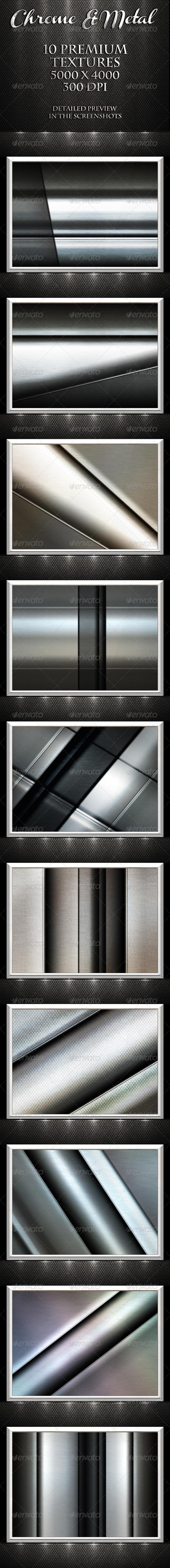 Chrome & Metal Textures