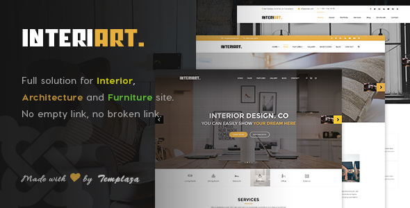 InteriArt - Furniture & Interior Joomla Template