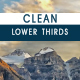 Clean Lower Thirds - VideoHive Item for Sale