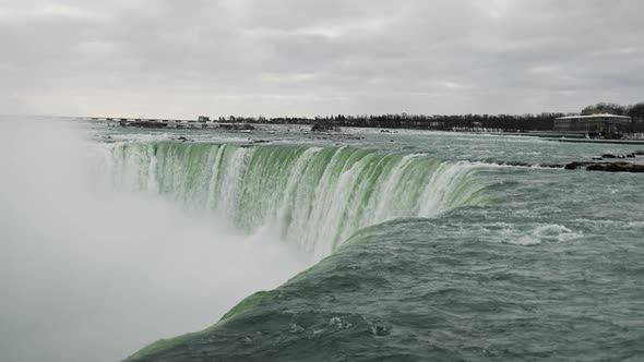 Large view of top side of Niagara Falls-Ontario-American Waterfalls