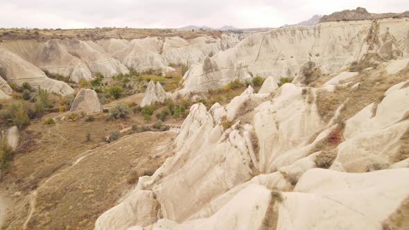 Aerial View Cappadocia Landscape