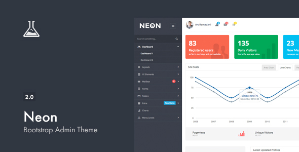 Neon – Bootstrap Admin Theme