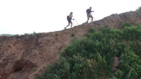 Couple on Trekking Adventure