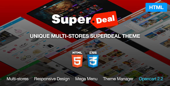 Super Deal – MultiPurpose eCommerce HTML5 Template