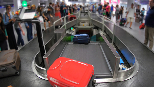 Baggage Claim Area of Terminal, inside Airport