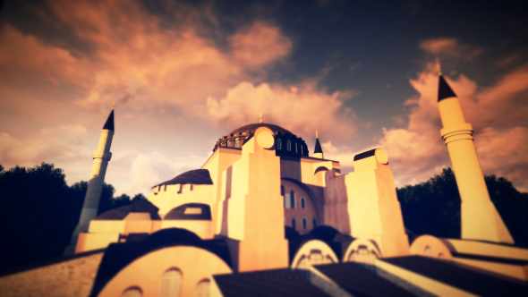 3D Hagia Sophia Mosque
