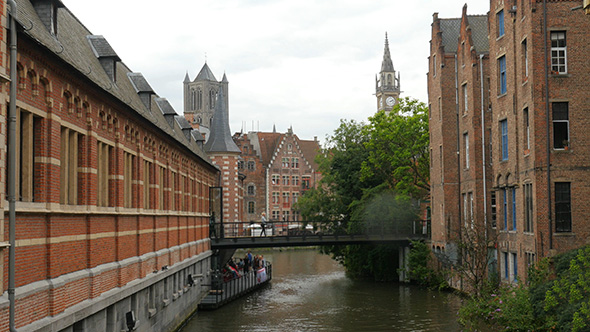 Ghent City view, Belgium