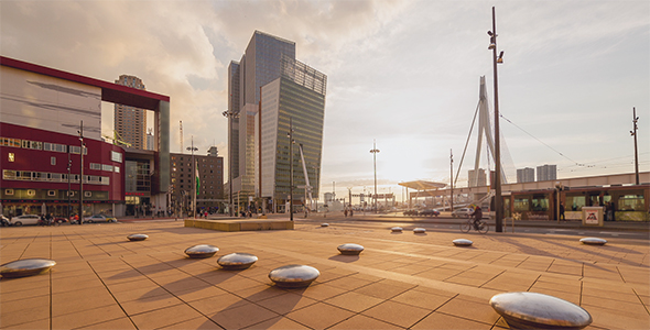 Sunset People Walking alt