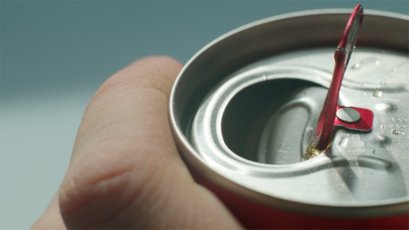 Opening Of Fizzy Drink Can
