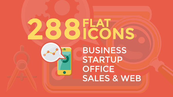 Business & Startup Flat Icons alt