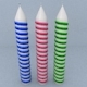 Spiral Birthday Candles - 3DOcean Item for Sale