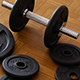 Dumbbells in Gym - Muscle Training - VideoHive Item for Sale