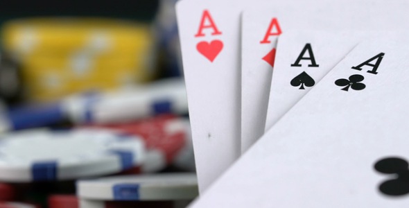 Gambling Poker Cards Concept