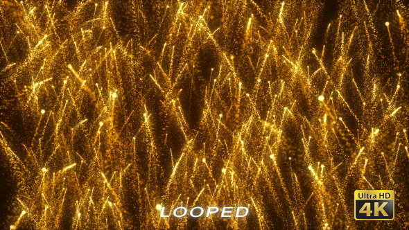 Gold Particles Rising 2 Background