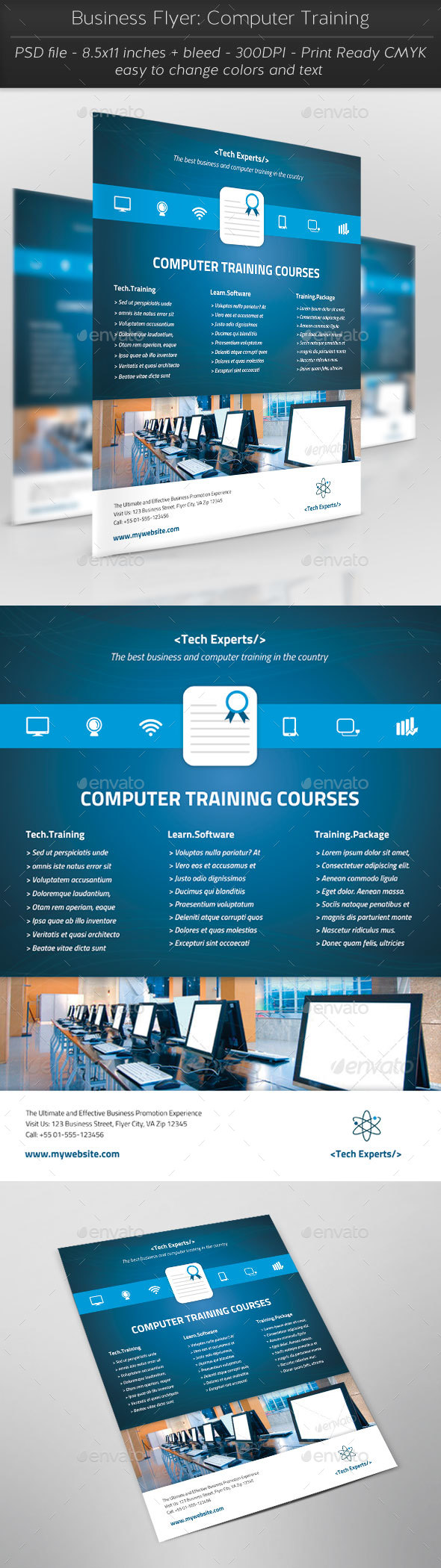 Business Flyer: Computer Training