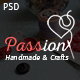 Passion - Handmade & Craft eCommerce PSD Template - ThemeForest Item for Sale