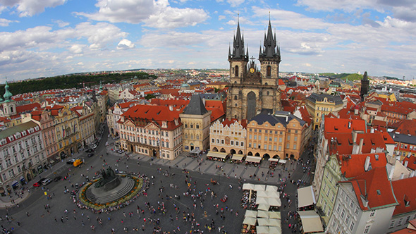 View of Prague, Old Town Square, Czech Republic