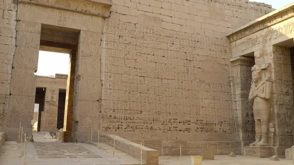 Temple of Medinet Habu Egypt Luxor.