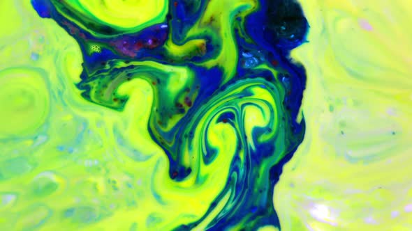 Abstract Colors And Paint Swirling Background Spread Texture