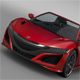 Acura NSX Cabriolet 2017 - 3DOcean Item for Sale