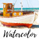 Watercolor Trace - Photoshop Actions - GraphicRiver Item for Sale