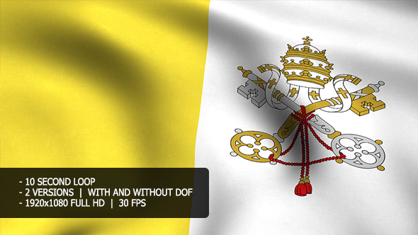 Vatican Flag Background