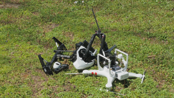 Drone UAV Collision Crash