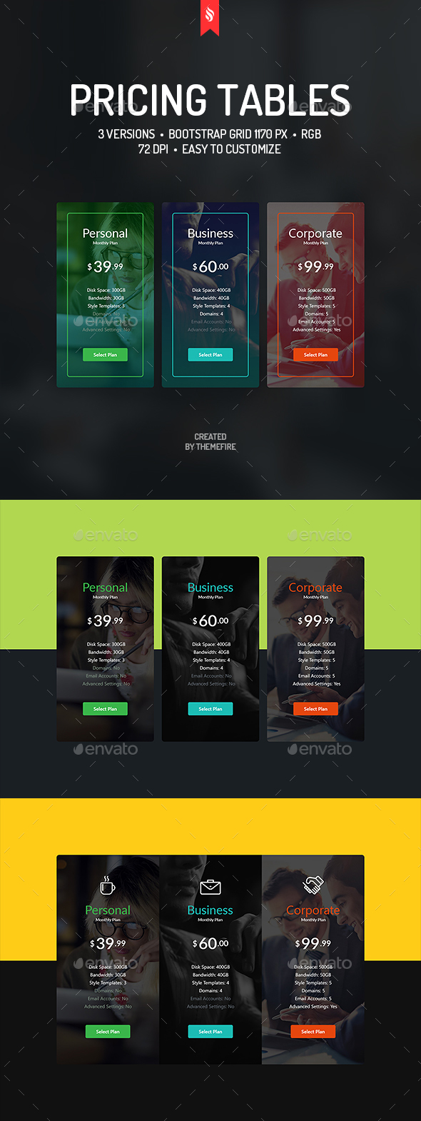 Pricing Tables