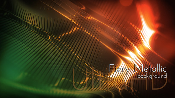 Fiery Metallic Background alt