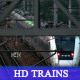 HD Train passing under the camera w/sound - VideoHive Item for Sale