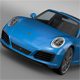 Porsche 911 Targa 4 991 2016 - 3DOcean Item for Sale