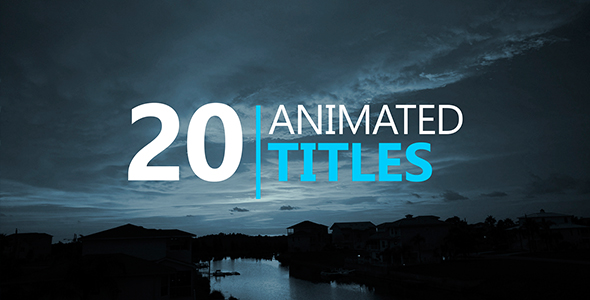 20 Animated Titles alt