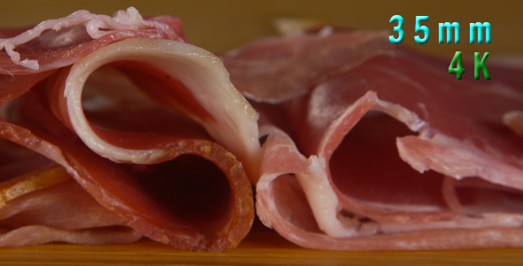 Curled Slices Of Delicious Prosciutto 03