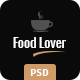Food Lover Restaurant PSD Template - ThemeForest Item for Sale