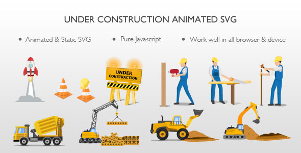 Under Construction Animated SVG