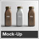 Milk Bottle Packaging Mock-Up - GraphicRiver Item for Sale