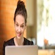 Cute Girl Behind Her Laptop - VideoHive Item for Sale