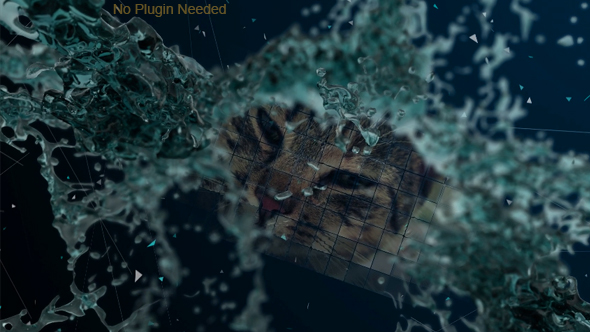 Modern 3D Splash Photo Show Intro