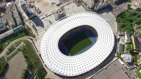 View From Above Football Stadium