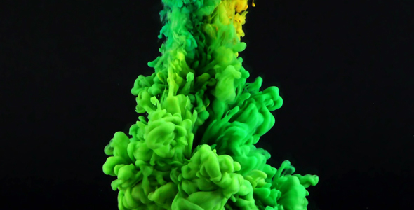 Abstract Green Ink Paint Splash alt