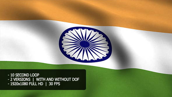 India Flag Background